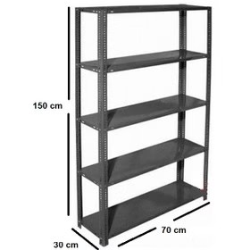 قفسه پیچ و مهره ای ارتفاع 1.5 متری طول 70 در عمق 30 سانتی متر
