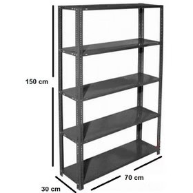 قفسه پیچ و مهره ای ارتفاع 1.5 متری طول 70 در عمق 30 سانتی متر