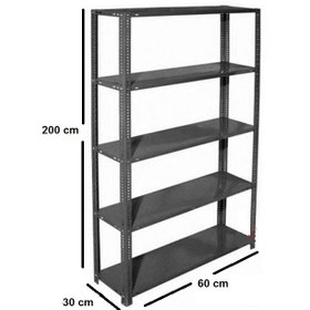 قفسه پیچ و مهره ای ارتفاع ۲ متری در طول 60 عمق 30 سانتی متر