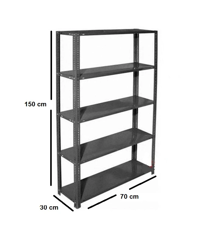 قفسه پیچ و مهره ای ضخامت 0.9 به ارتفاع 1/5 متر ،طول 70 و عمق 30 سانتی متر