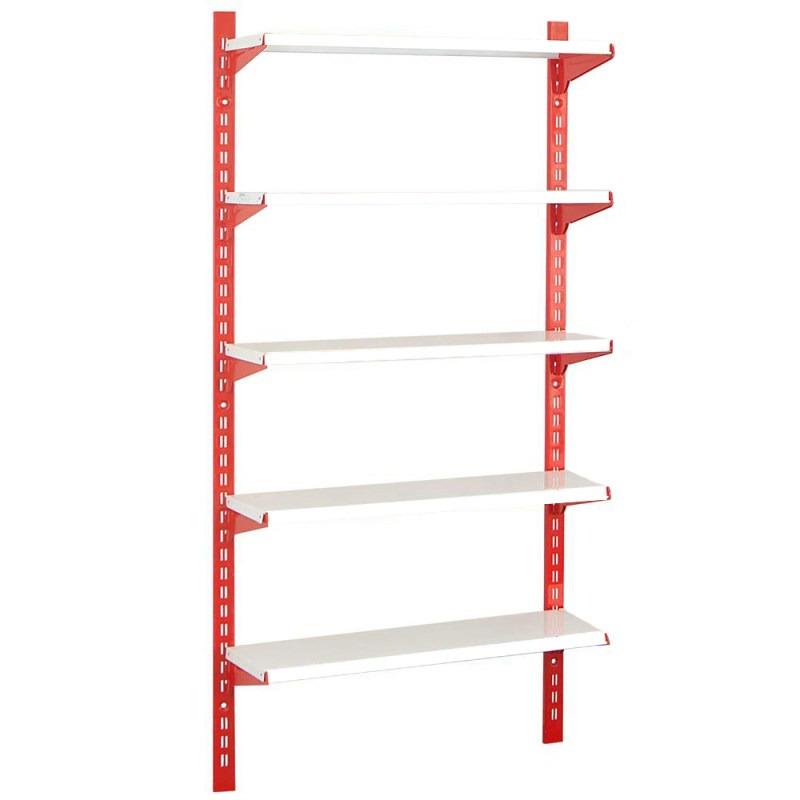 قفسه پیچ و مهره ای رنگی به ارتفاع 1/5  متر، طول 80 و عمق 40 سانتی متر