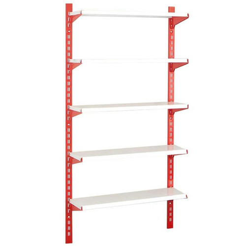 قفسه پیچ و مهره ای رنگی به ارتفاع 1/5 متر، طول 80 و عمق 50 سانتی متر